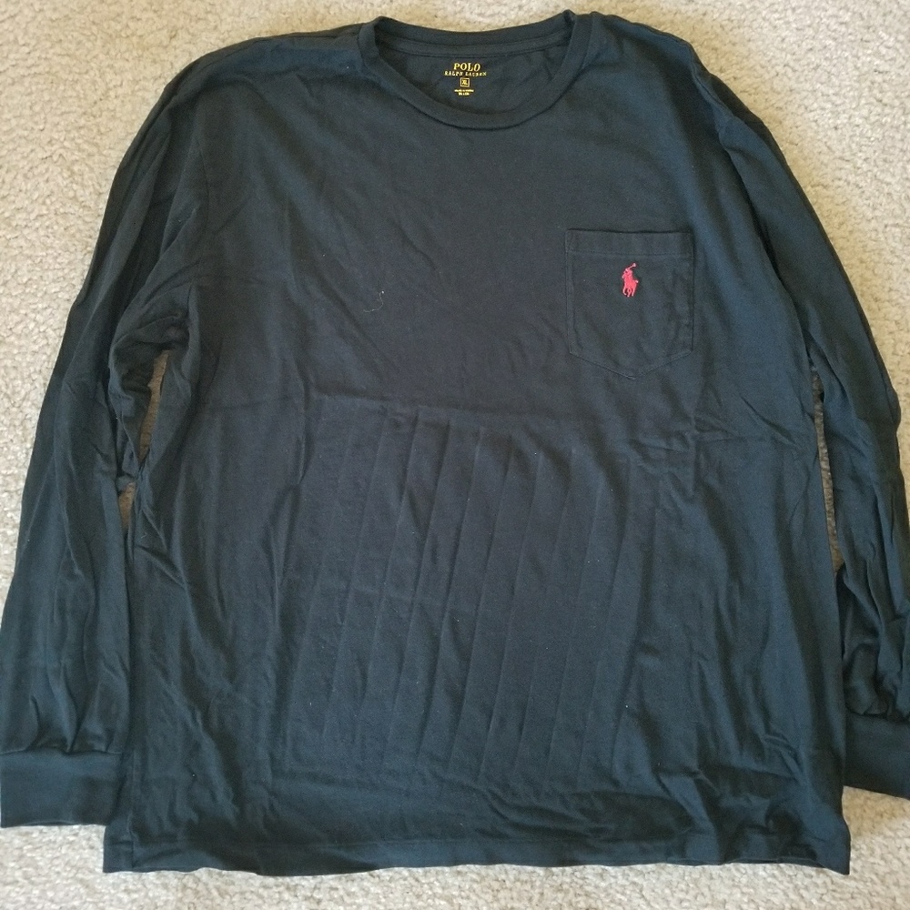 Polo by Ralph Lauren Black Long Sleeve Shirt
